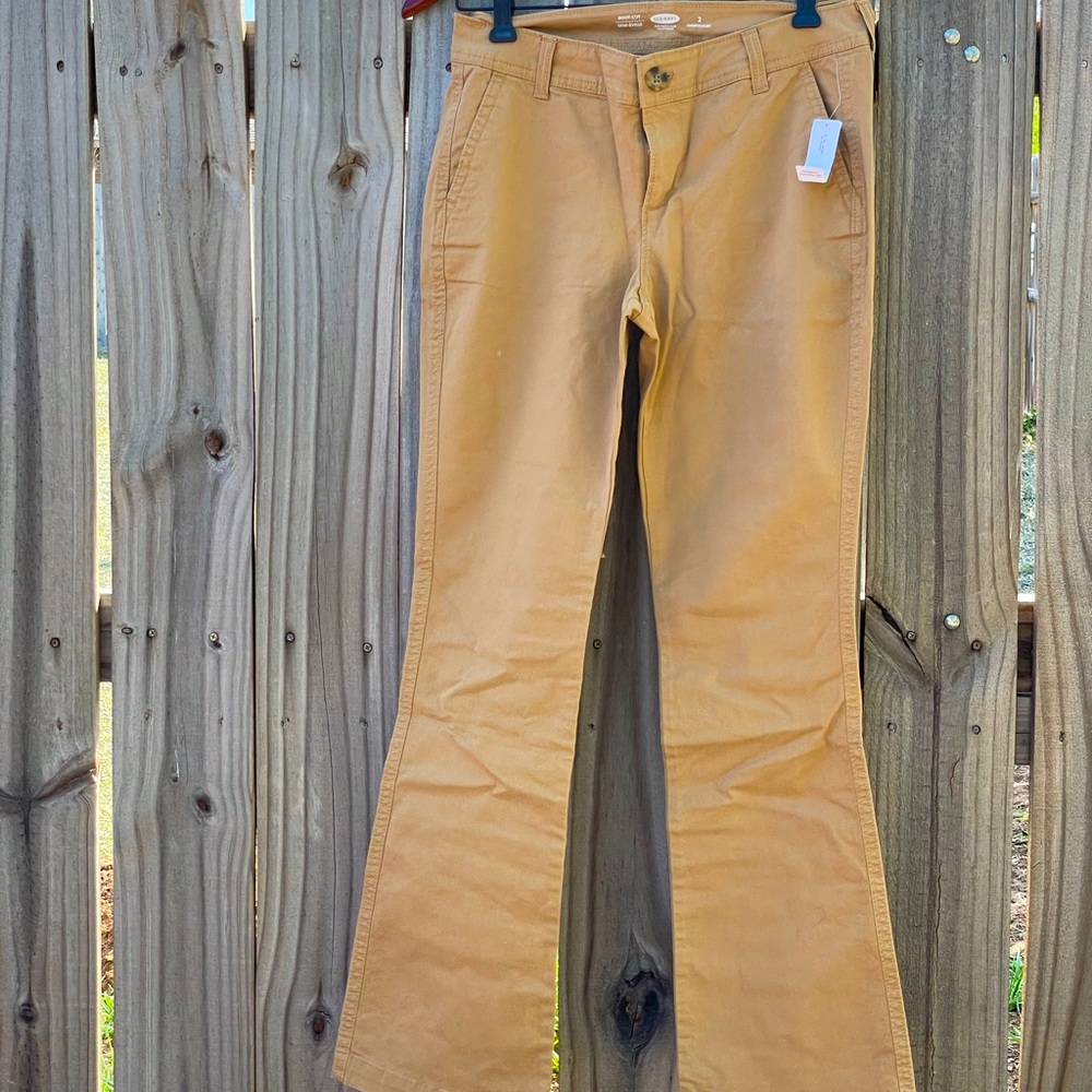 Old Navy khaki bootcut a work pants